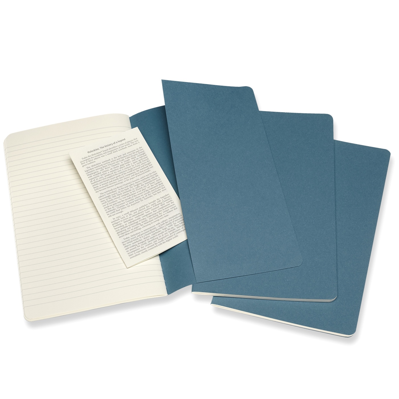 Cahier Large Brisk Blue Ruled dans le groupe Papiers & Blocs / Écrire et consigner / Blocs-notes chez Pen Store (100330)