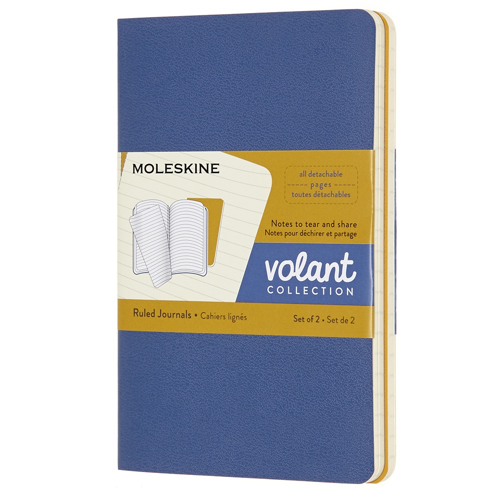 Volant Pocket Blue/Yellow dans le groupe Papiers & Blocs / Écrire et consigner / Blocs-notes chez Voorcrea (100343_r)
