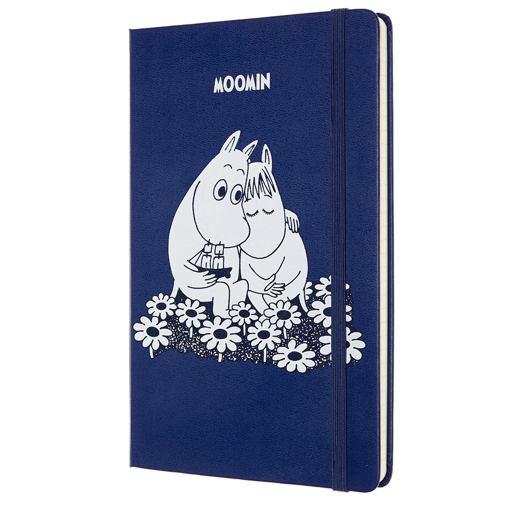 Hardcover Large Moomin Blue Ruled dans le groupe Papiers & Blocs / Écrire et consigner / Carnets chez Pen Store (100373)
