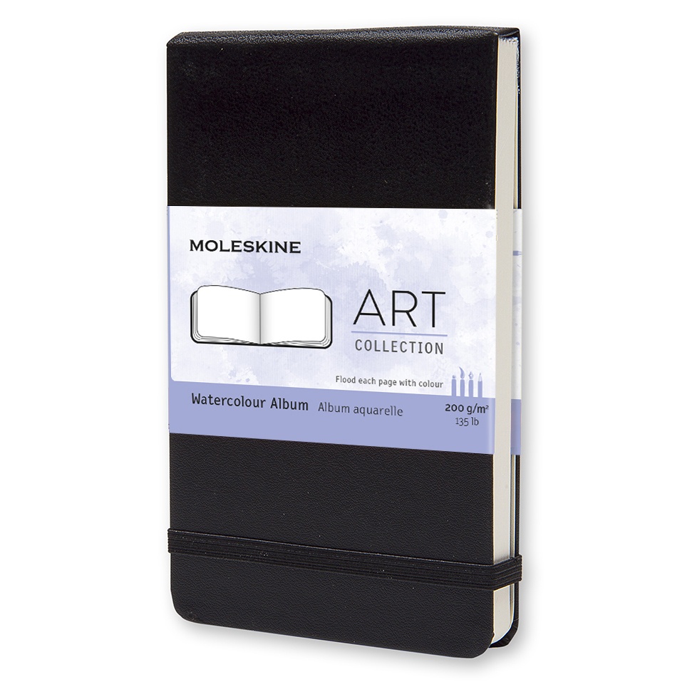 Watercolor Album Pocket Black dans le groupe Papiers & Blocs / Bloc Artiste / Cahiers d'esquisses chez Pen Store (100377)