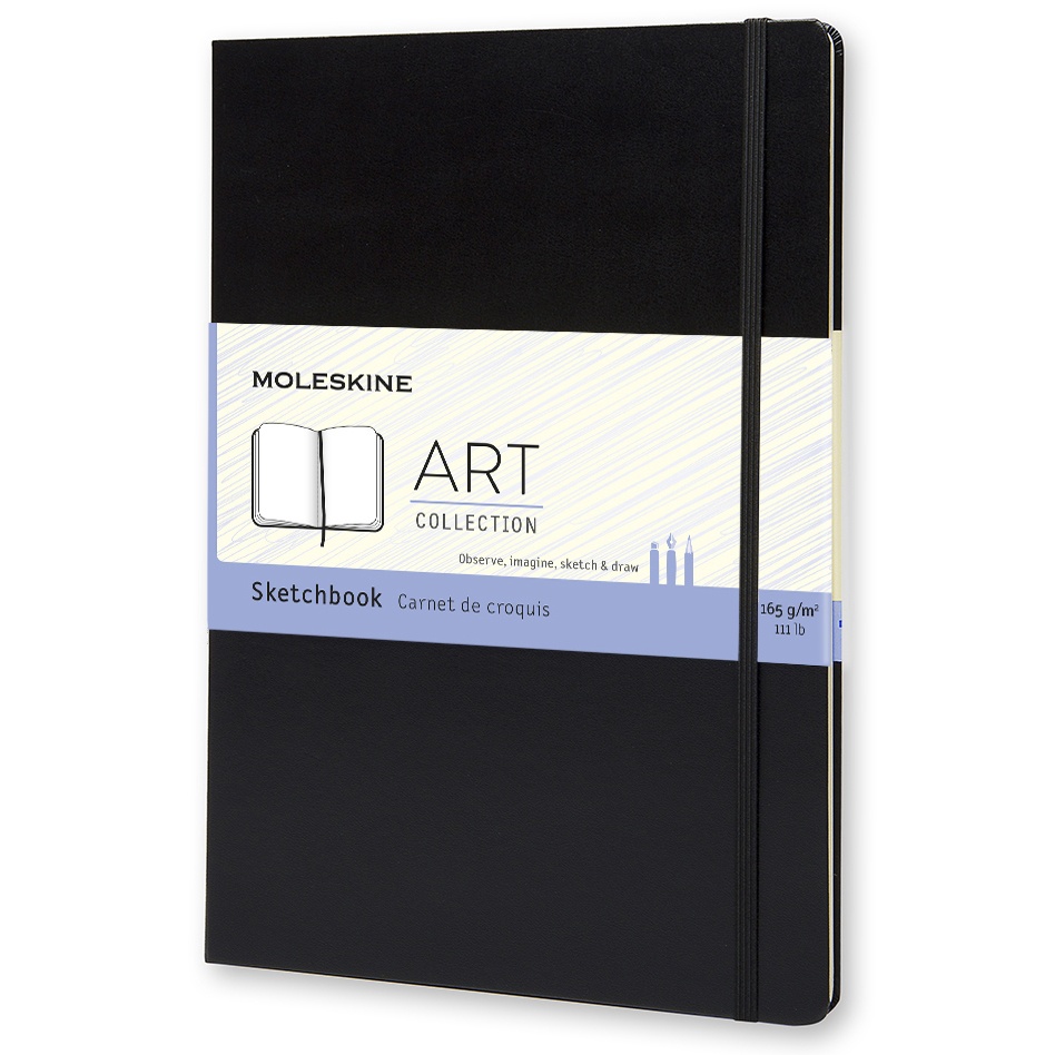 Sketchbook A4 Black dans le groupe Papiers & Blocs / Bloc Artiste / Cahiers d'esquisses chez Pen Store (100383)
