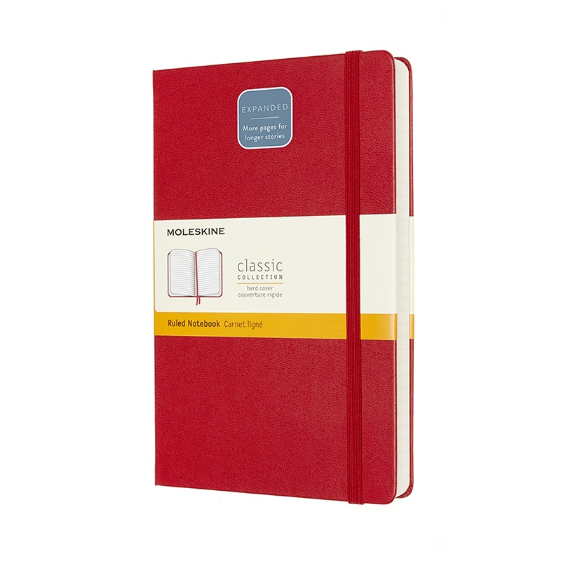 Classic Hardcover Expanded Red dans le groupe Papiers & Blocs / Écrire et consigner / Carnets chez Pen Store (100432_r)