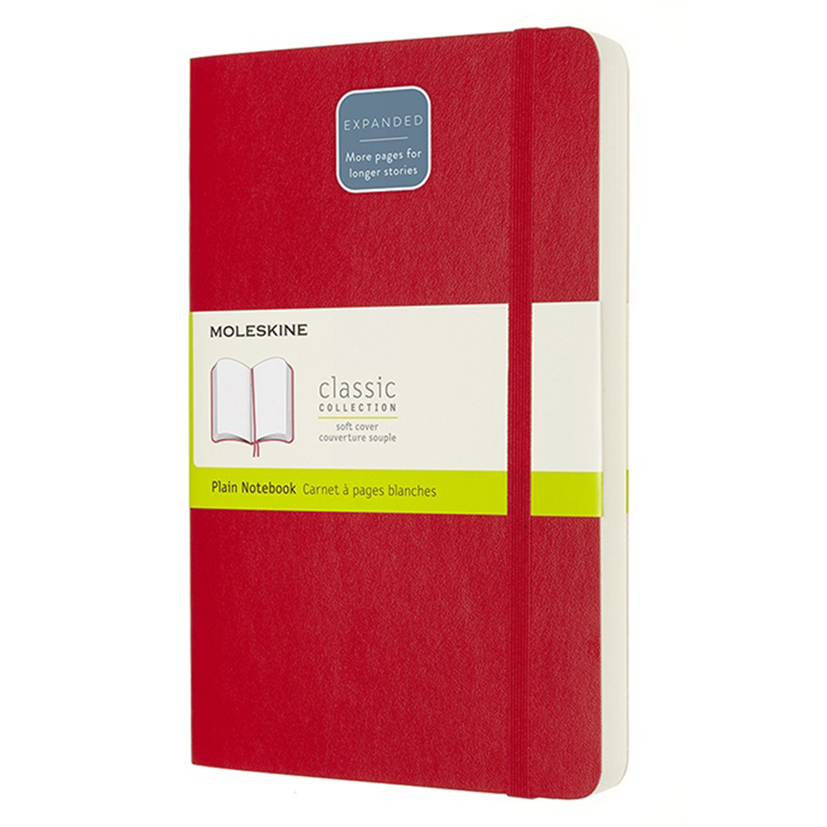 Classic Soft Cover Expanded Red dans le groupe Papiers & Blocs / Écrire et consigner / Carnets chez Pen Store (100437_r)