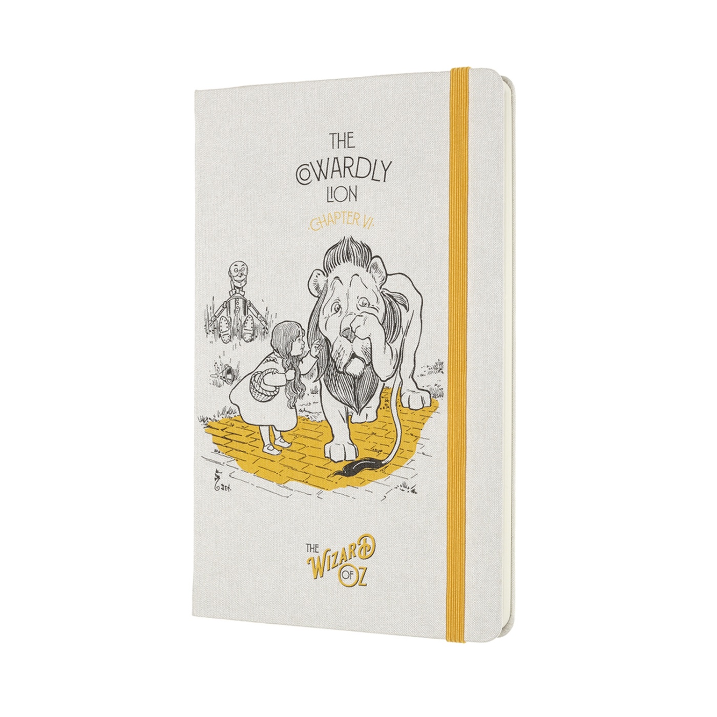 Hardcover Large Wizard of Oz - Cowardly Lion dans le groupe Papiers & Blocs / Écrire et consigner / Carnets chez Pen Store (100450)