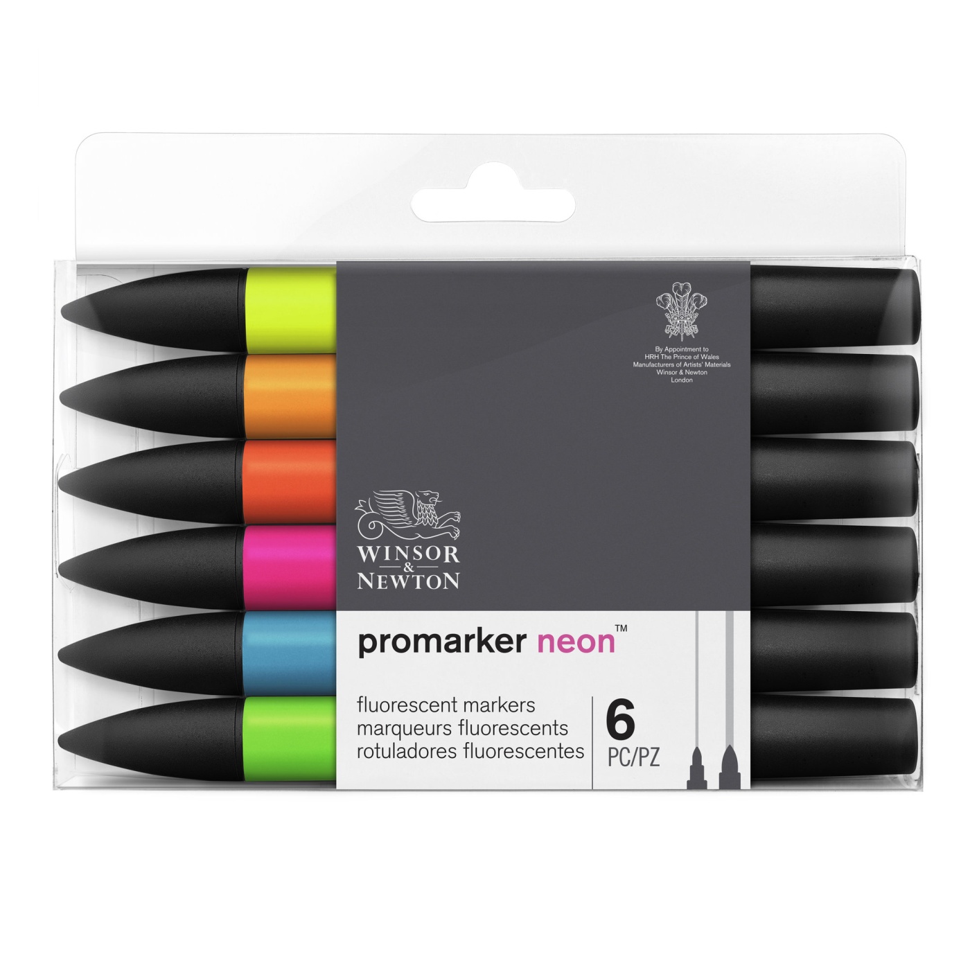 Neon Marker ensemble de 6 dans le groupe Stylos / Crayons d'artistes / Feutres chez Pen Store (100555)