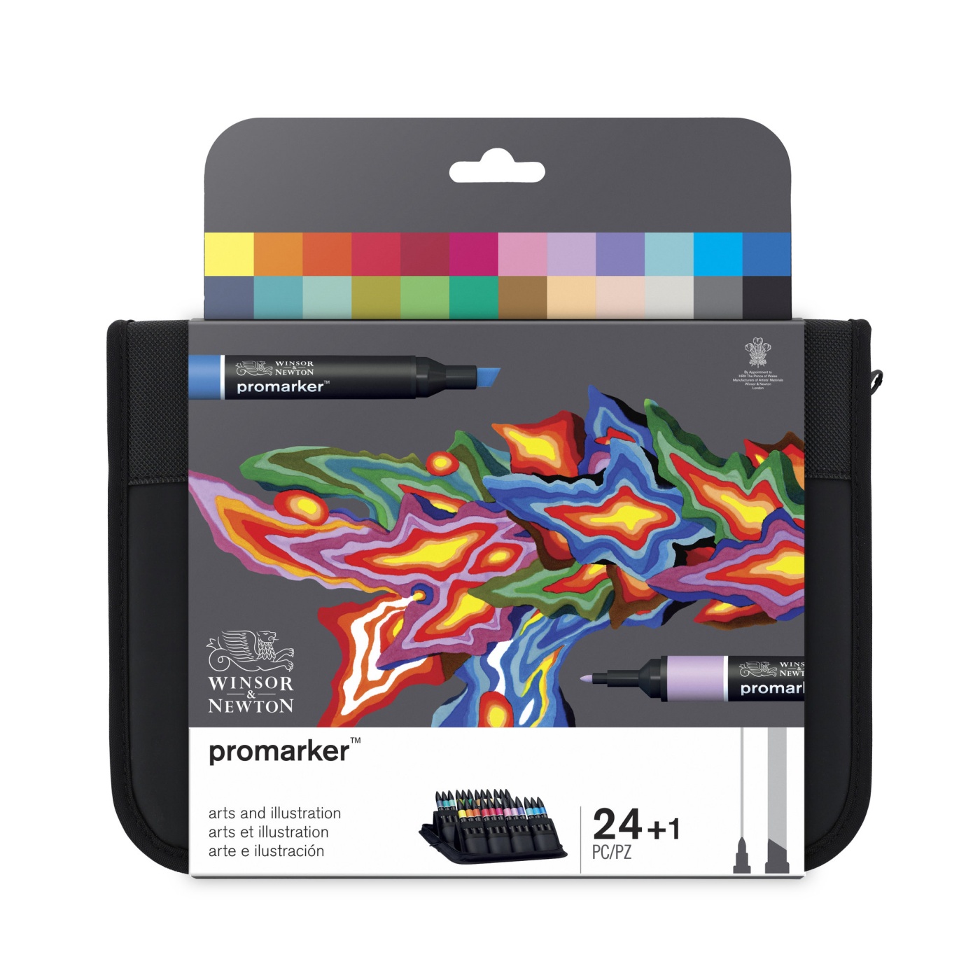 Promarker Arts & Illustration Wallet ensemble de 24 dans le groupe Stylos / Crayons d'artistes / Feutres d'illustrations chez Pen Store (100563)