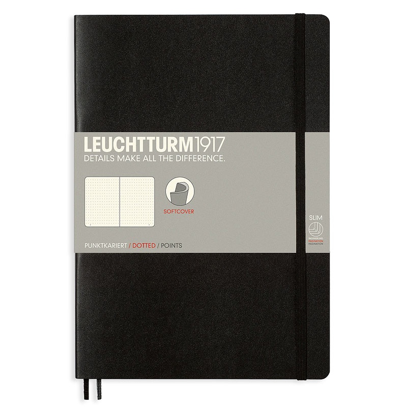 Notebook B5 Softcover Dotted dans le groupe Papiers & Blocs / Écrire et consigner / Carnets chez Pen Store (100689_r)