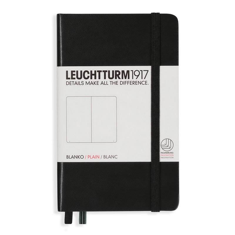 Notebook A6 Pocket Non ligné Black dans le groupe Papiers & Blocs / Écrire et consigner / Carnets chez Pen Store (100784)