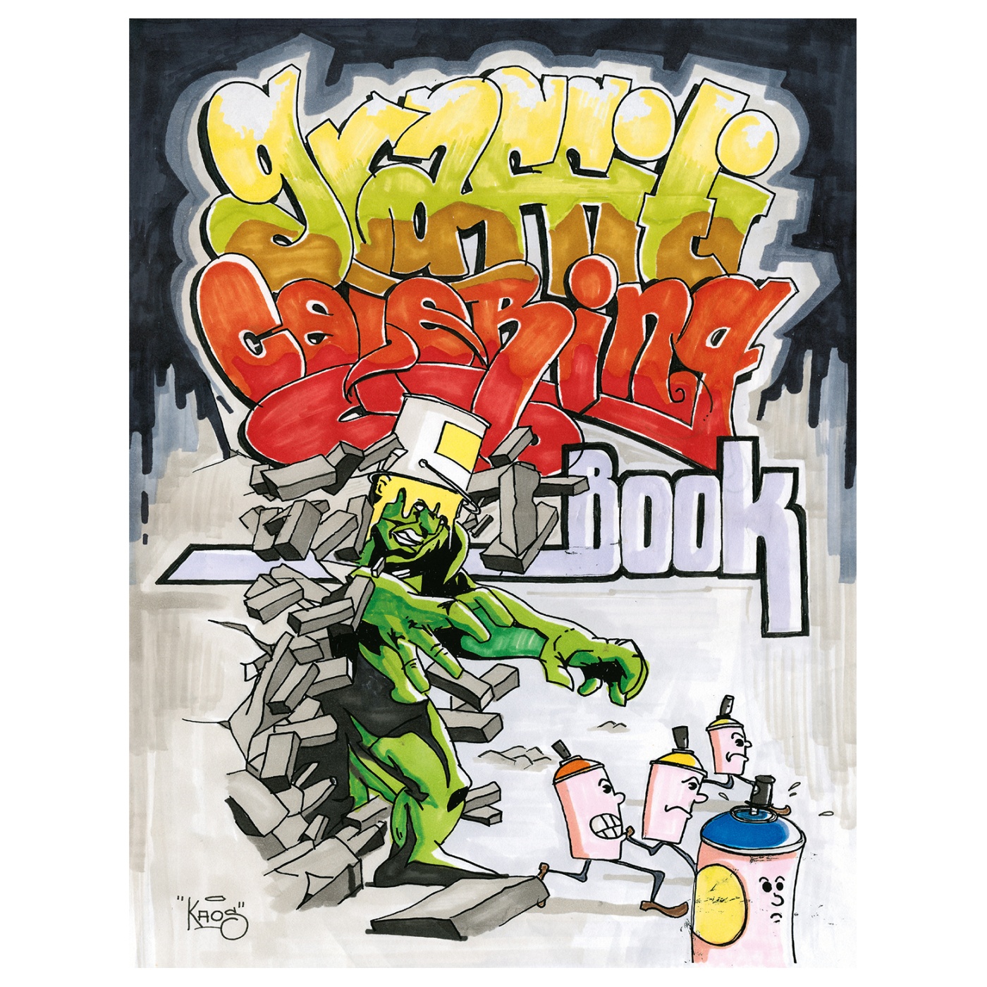 Graffiti Coloring Book dans le groupe Kids / Livres pour enfants / Album de coloriages et artisanat d'art chez Pen Store (101370)