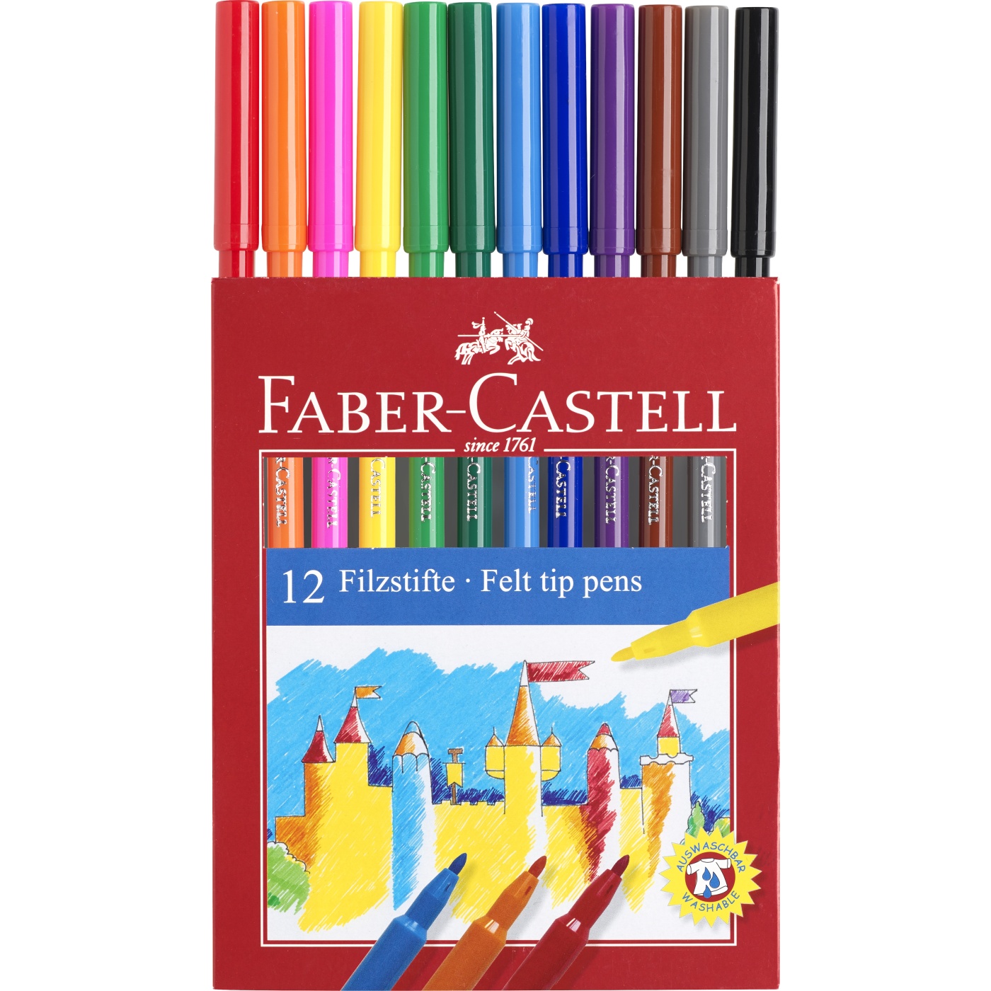 Feutres Lot de 12 (3 ans et +) dans le groupe Kids / Crayons pours les enfants / 3 ans + chez Pen Store (101394)
