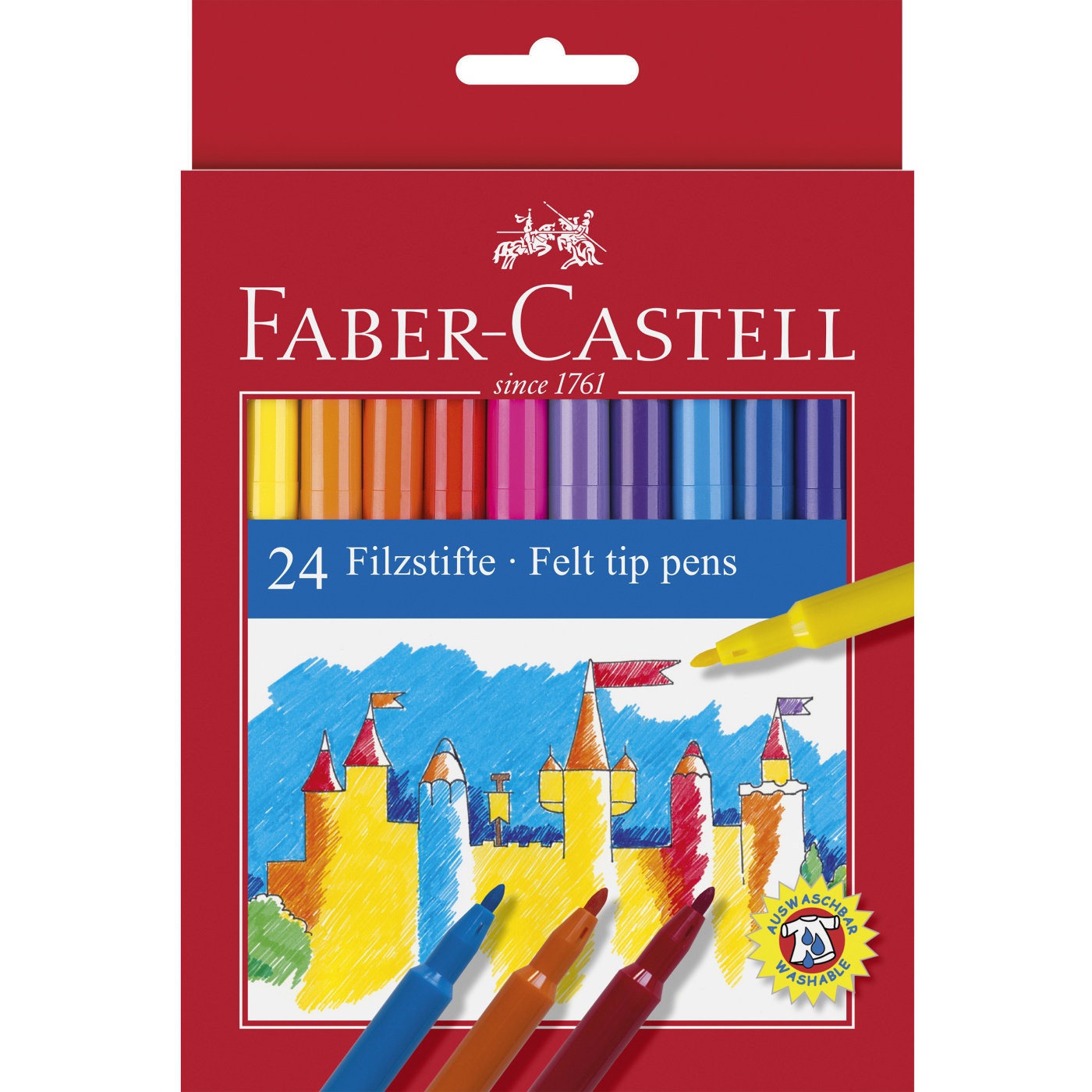 Set D'école Faber-Castell Multimark - 3 Marqueurs Permanents, Largeur De Trait F - 5