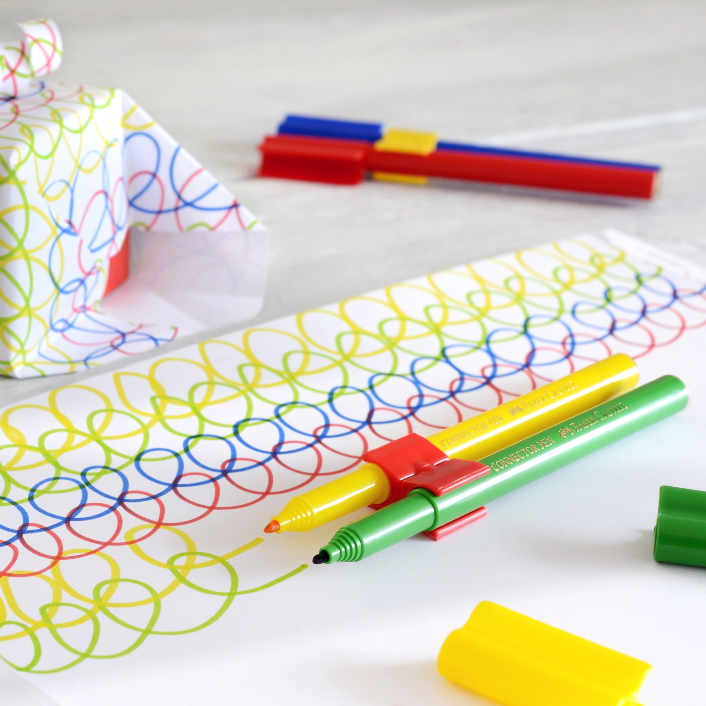 Feutres Connector Lot de 10 (3 ans et +) dans le groupe Kids / Crayons pours les enfants / 3 ans + chez Pen Store (101401)