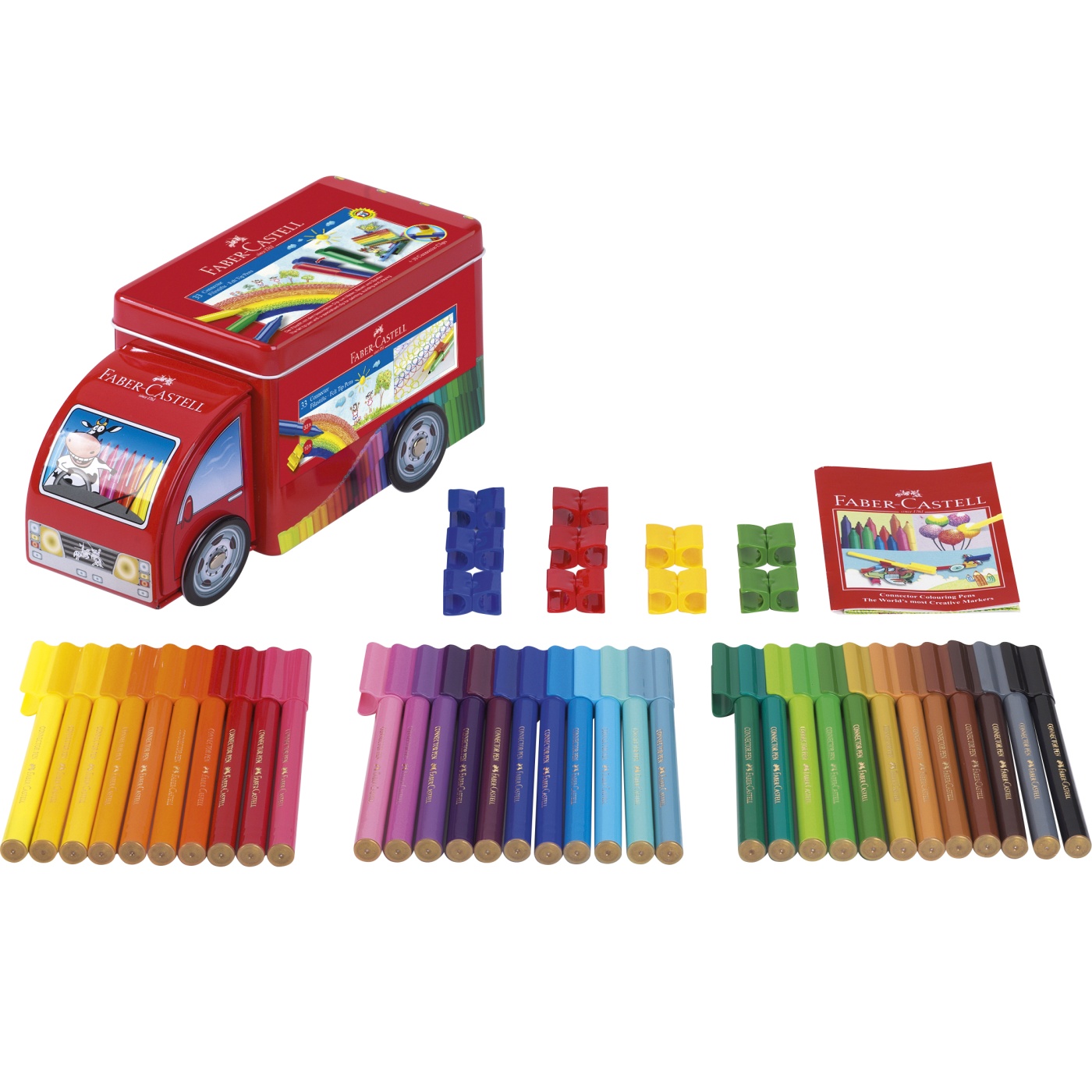 Feutres Connector Lot de 33 Camion (3 ans et +) dans le groupe Kids / Crayons pours les enfants / 3 ans + chez Pen Store (101403)