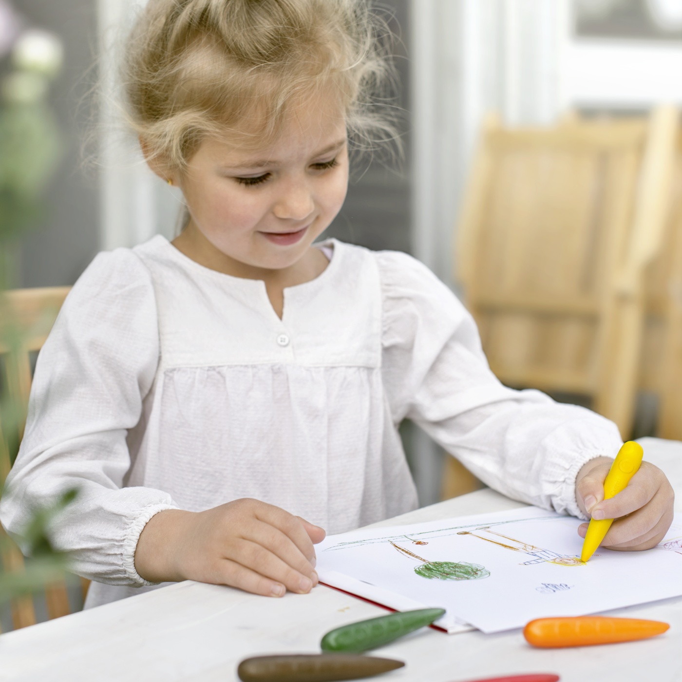 Craies pour enfants (+4 ans) Lot de 6 dans le groupe Kids / Crayons pours les enfants / Craies pour les enfants chez Pen Store (101414)