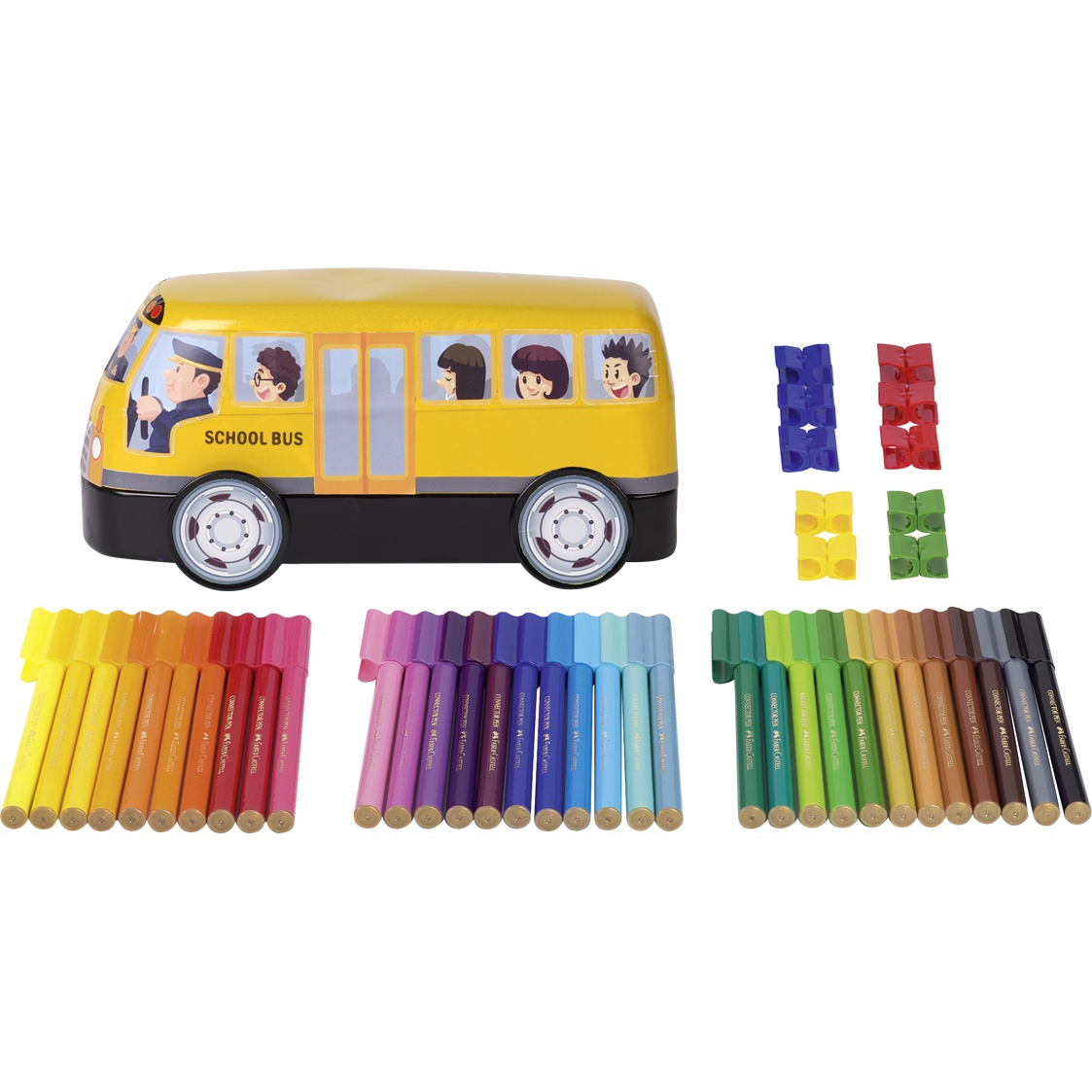Feutres Connector Lot de 33 Bus scolaire (3 ans et +) dans le groupe Kids / Crayons pours les enfants / Feutres pour les enfants chez Pen Store (101420)