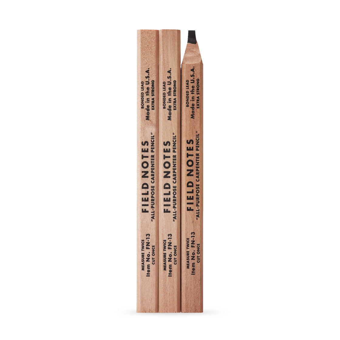 Carpenter Pencil Lot de 3 dans le groupe Stylos / Écrire / Crayons à papier chez Pen Store (101435)