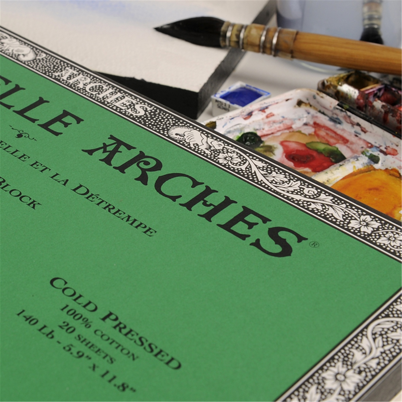 Bloc Aquarelle CP 300g 10×25cm