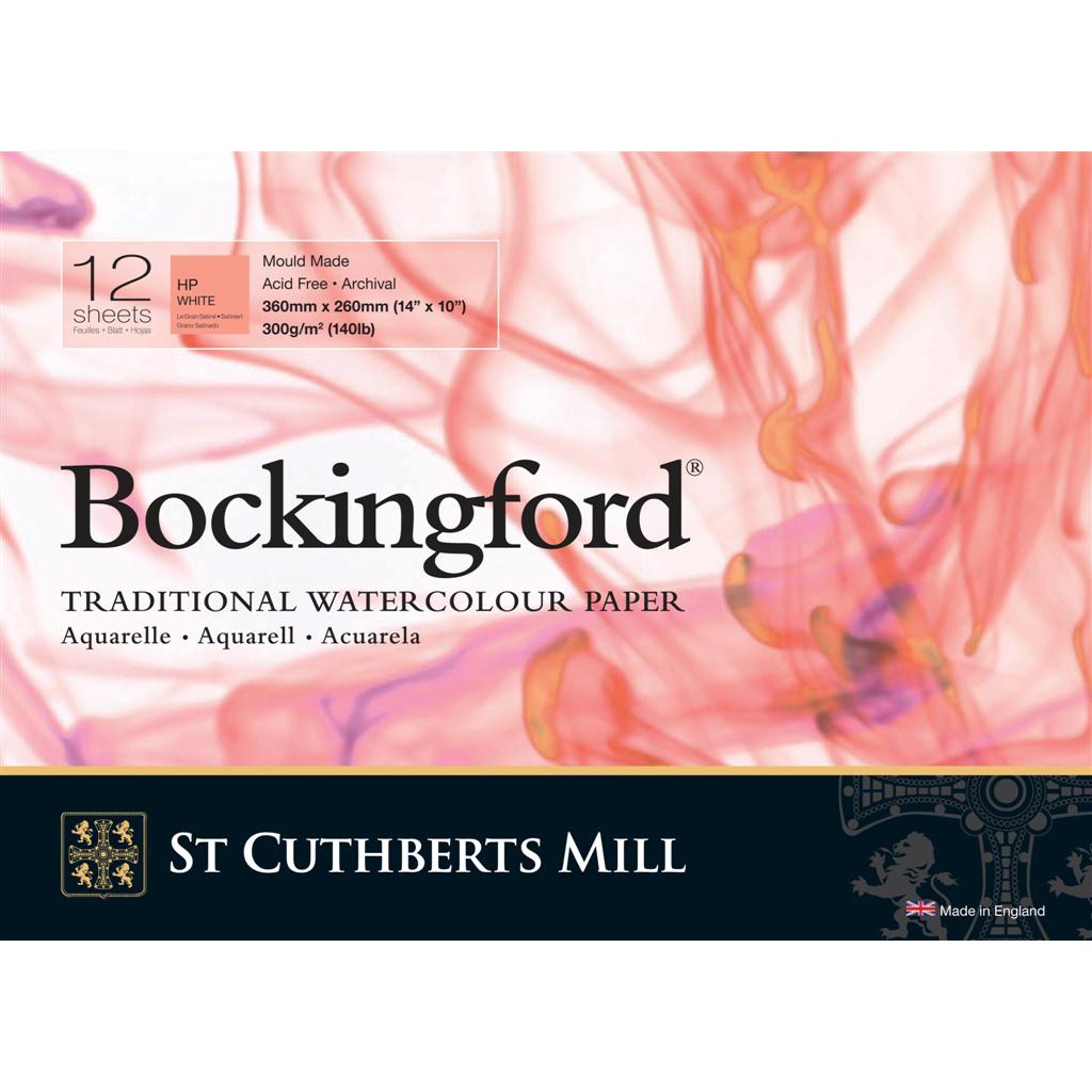 Bockingford Bloc aquarelle 360 x 260 mm 300 g HP dans le groupe Papiers & Blocs / Bloc Artiste / Bloc aquarelle chez Pen Store (101492)