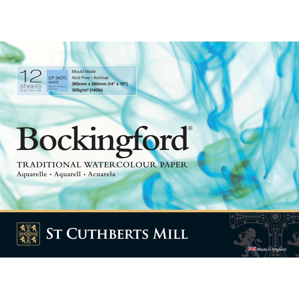 Bockingford Bloc aquarelle 360 x 260 mm 300 g CP/NOT dans le groupe Papiers & Blocs / Bloc Artiste / Bloc aquarelle chez Pen Store (101497)
