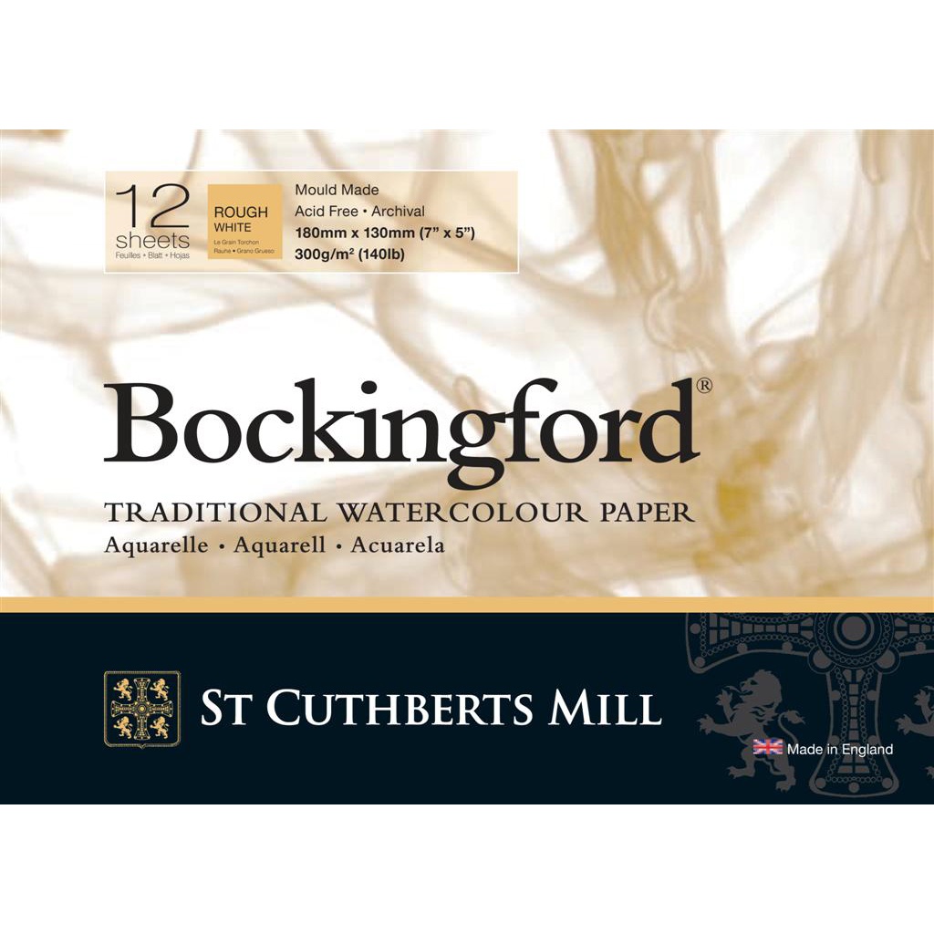 Bockingford Bloc aquarelle 300 g 180 x 130 mm Rough dans le groupe Papiers & Blocs / Bloc Artiste / Bloc aquarelle chez Pen Store (101499)