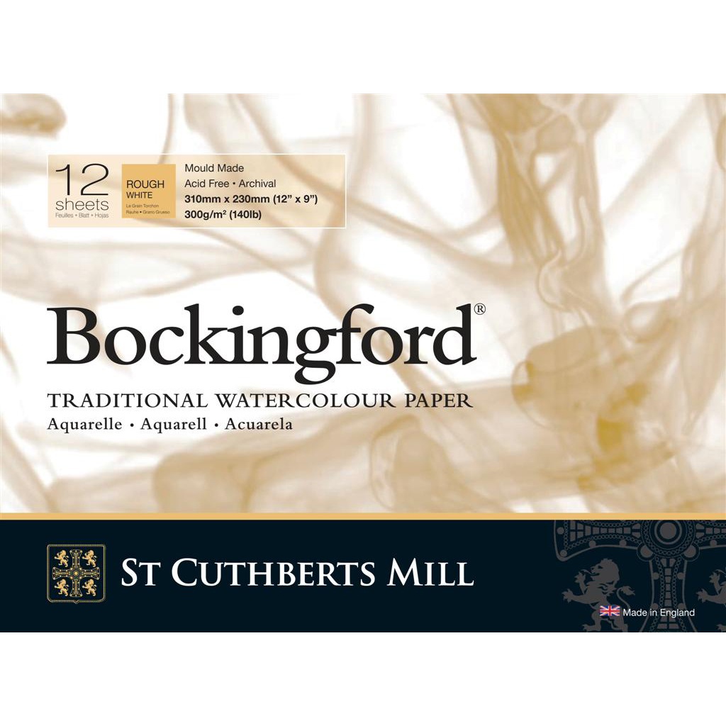 Bockingford Bloc aquarelle 310 x 230 mm 300 g Rough dans le groupe Papiers & Blocs / Bloc Artiste / Bloc aquarelle chez Pen Store (101501)