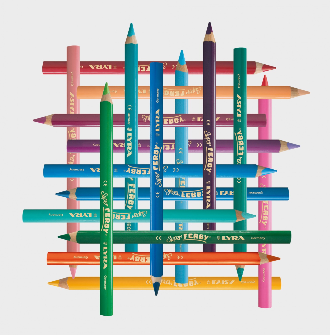 Super Ferby (+3 ans) Lot de 18 dans le groupe Kids / Crayons pours les enfants / Crayons de couleurs pour les enfants chez Pen Store (101581)