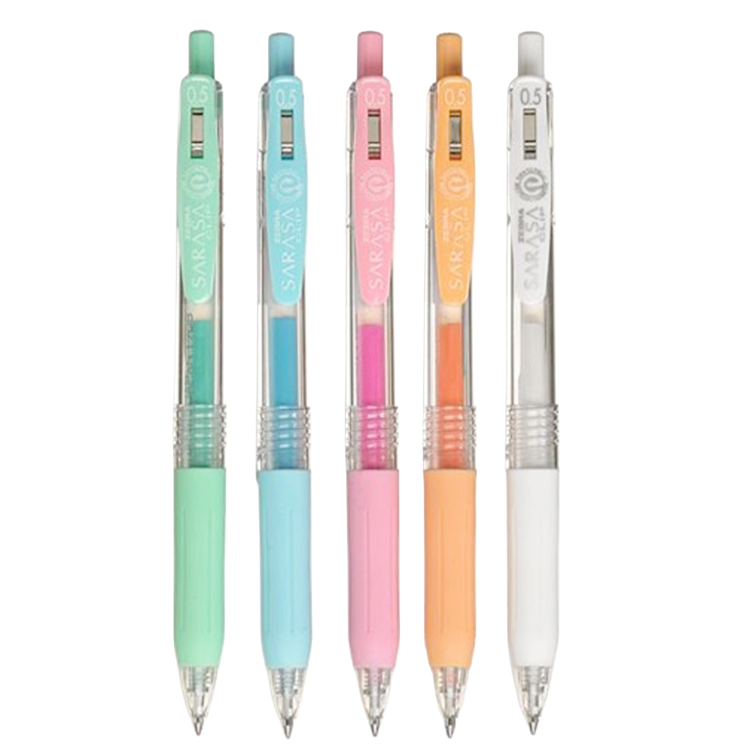 Sarasa Clip Milky lot de 5