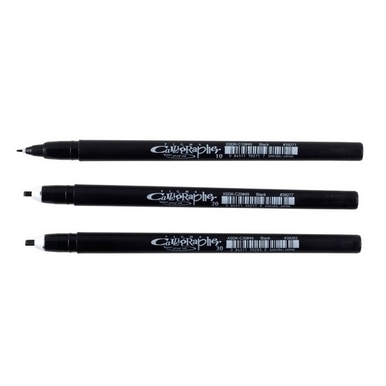 Calligrapher Pen ensemble de 3 dans le groupe Loisirs créatifs / Calligraphie / Crayons de calligraphie chez Pen Store (102297)