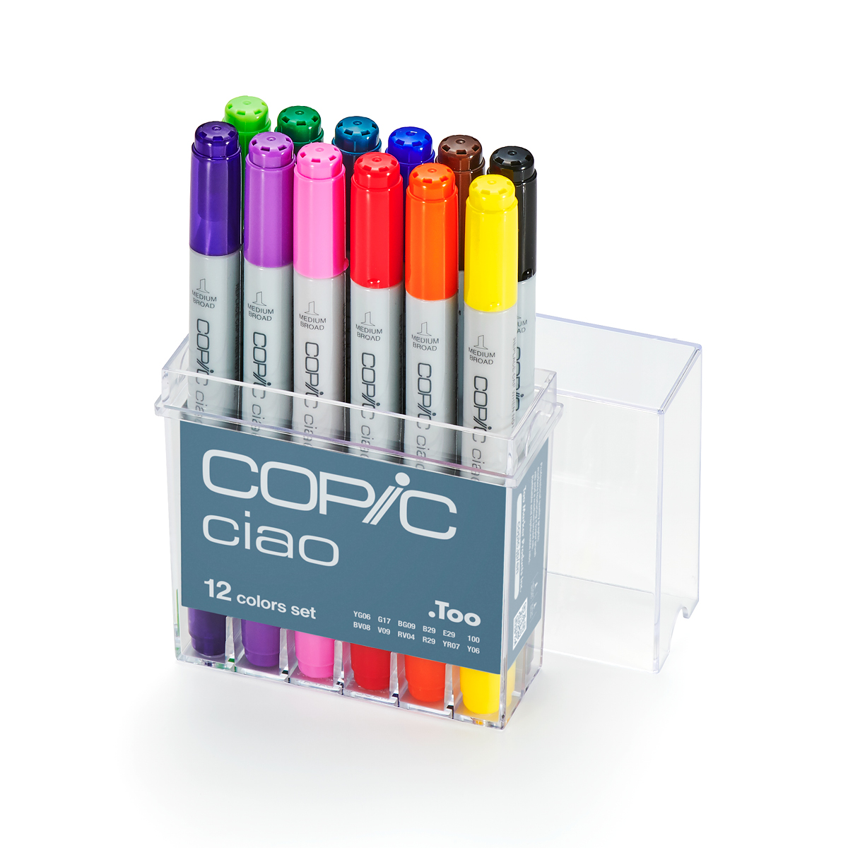 Ciao Lot de 12 Basic colors dans le groupe Stylos / Crayons d'artistes / Feutres d'illustrations chez Pen Store (103253)