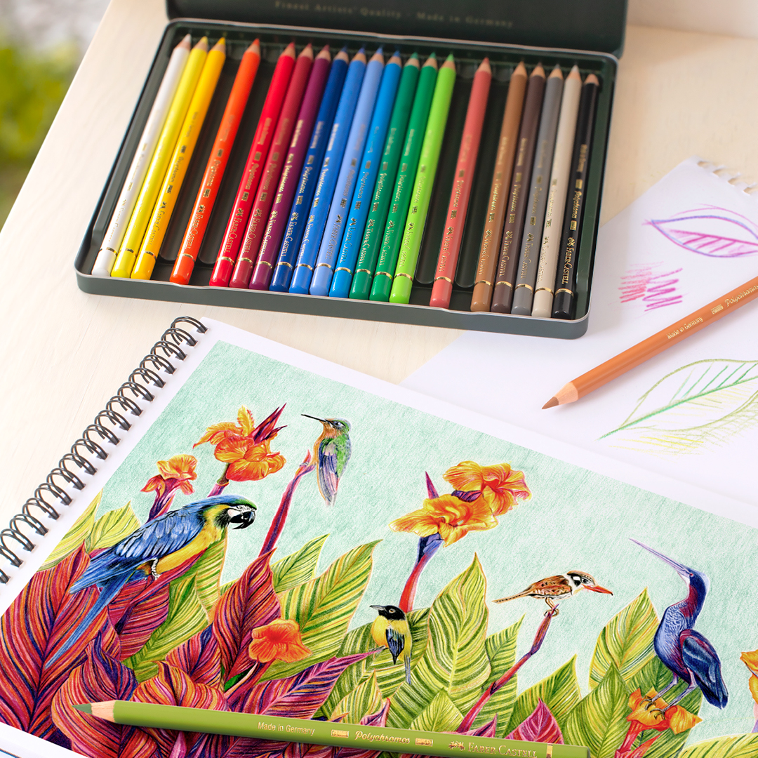 Crayons de couleur Polychromos Lot de 24