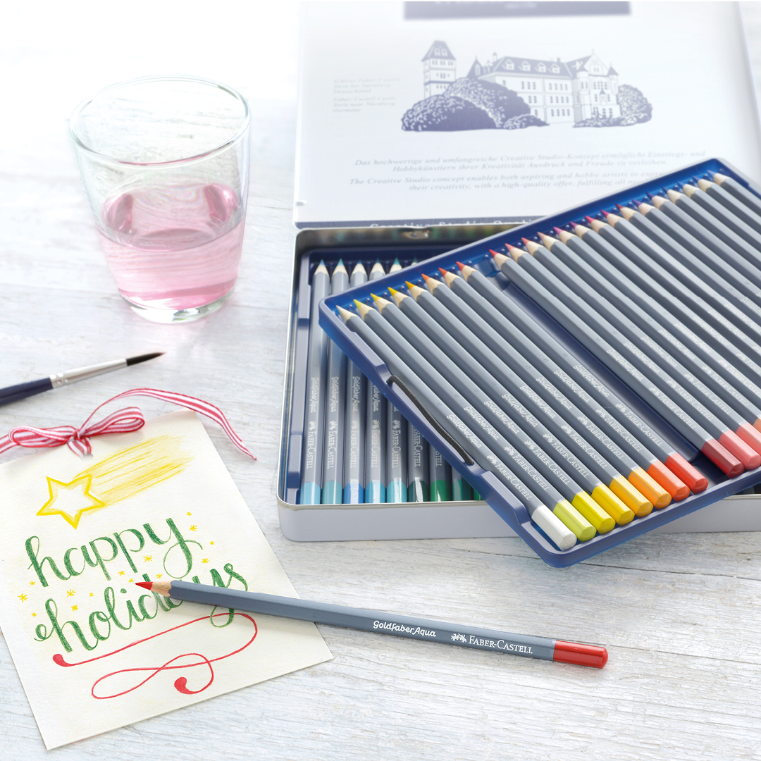 Goldfaber Aqua Crayons Aquarelle Lot de 48