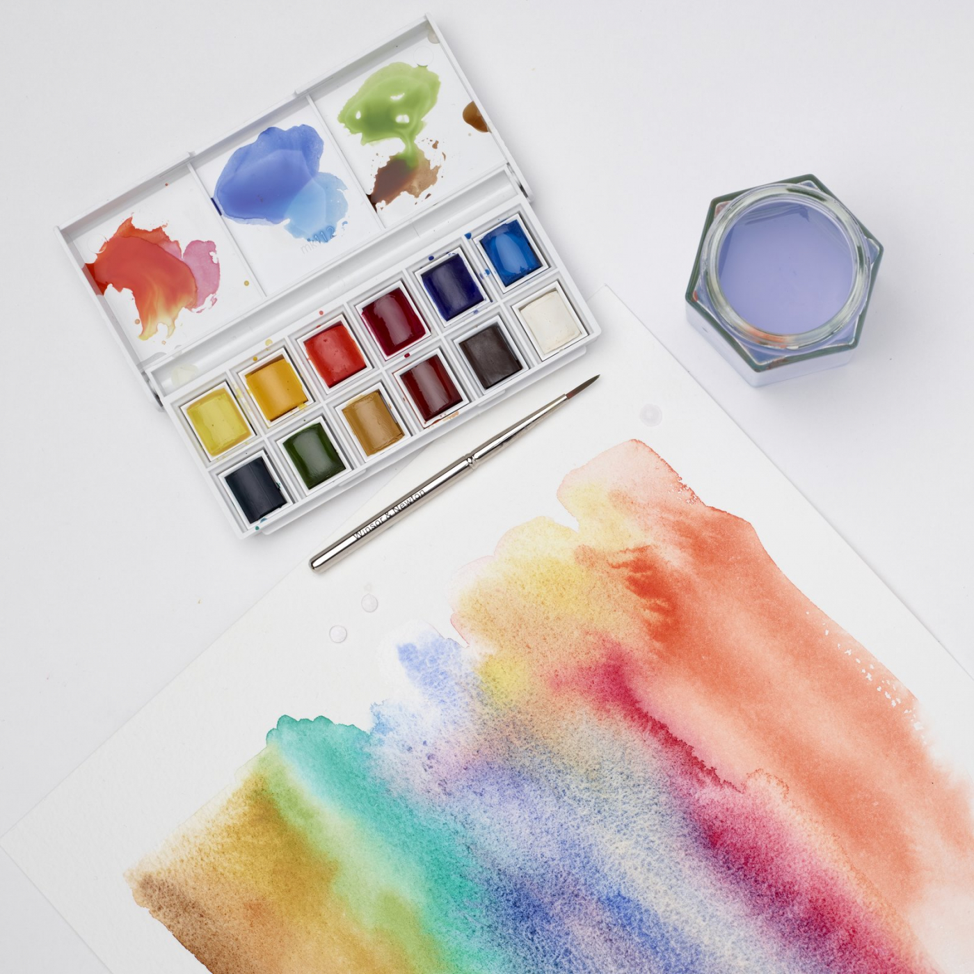 Cotman Peinture aquarelle Sketchers Pocket Box 12 demi-godets