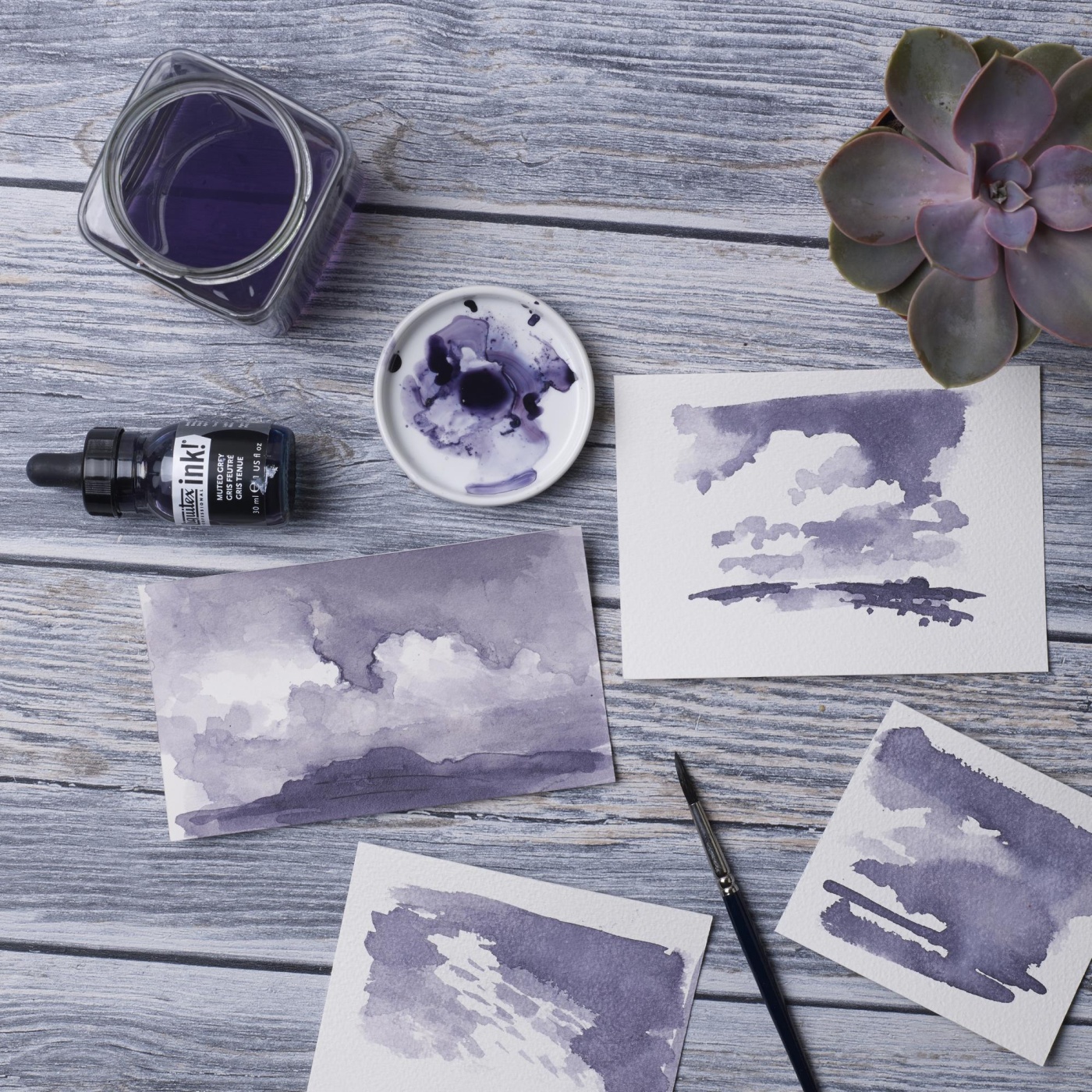 Ink Liquitex Encre Acrylique Flacon 30ml Violet feutré