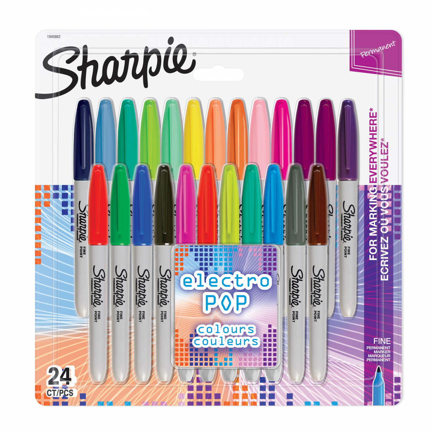 Electro Pop Fine Marker Lot de 24 dans le groupe Stylos / Crayons d'artistes / Feutres chez Pen Store (125436)