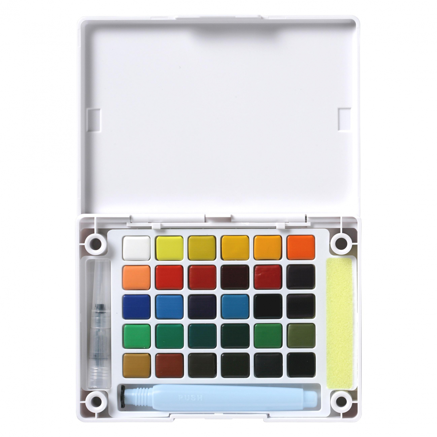 Koi Water Colors Pocket Field Sketch Box 30 + Brush dans le groupe Matériels d'artistes / Couleurs / Peinture aquarelle chez Pen Store (125615)