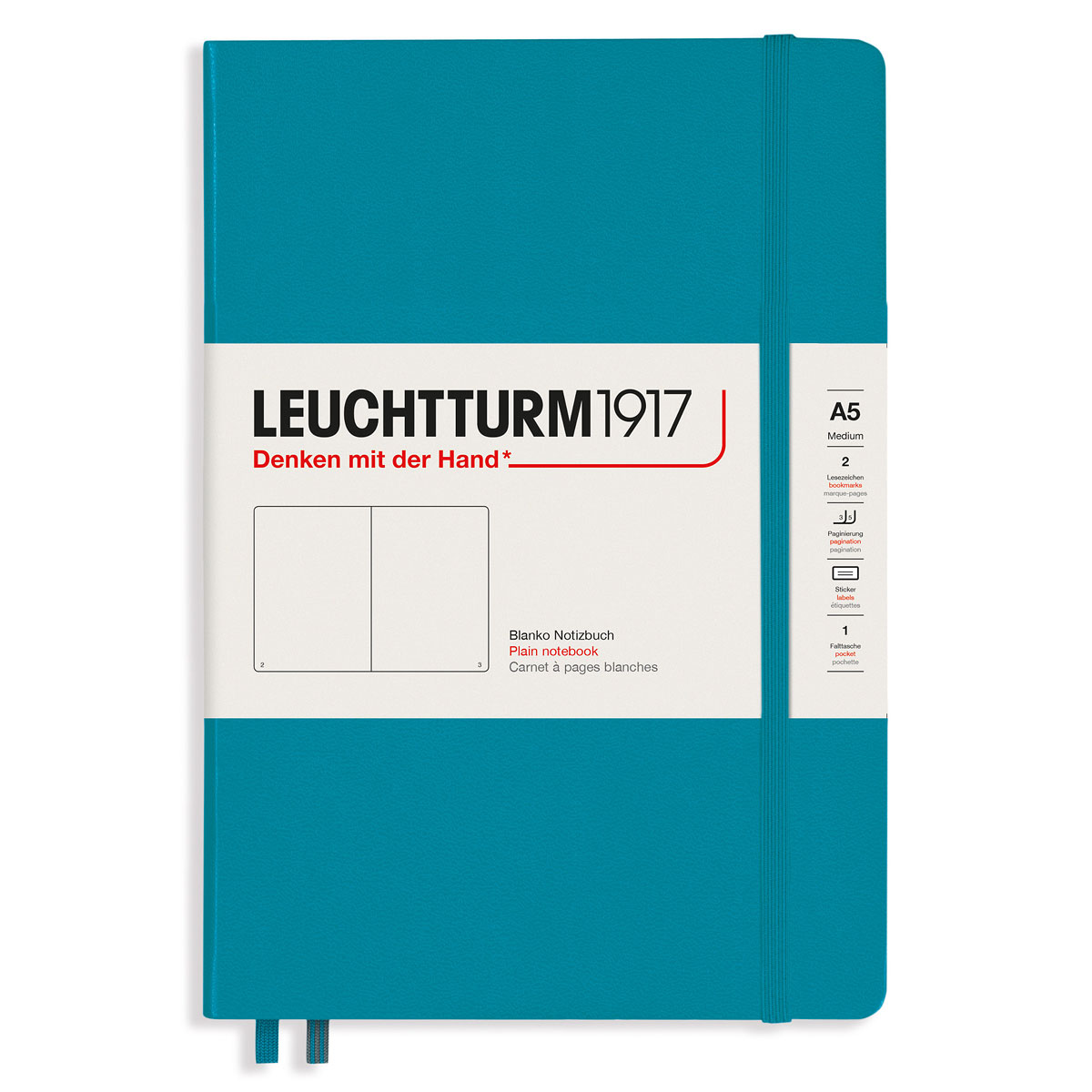 Notebook A5 Medium Ocean dans le groupe Papiers & Blocs / Écrire et consigner / Carnets chez Pen Store (127322_r)