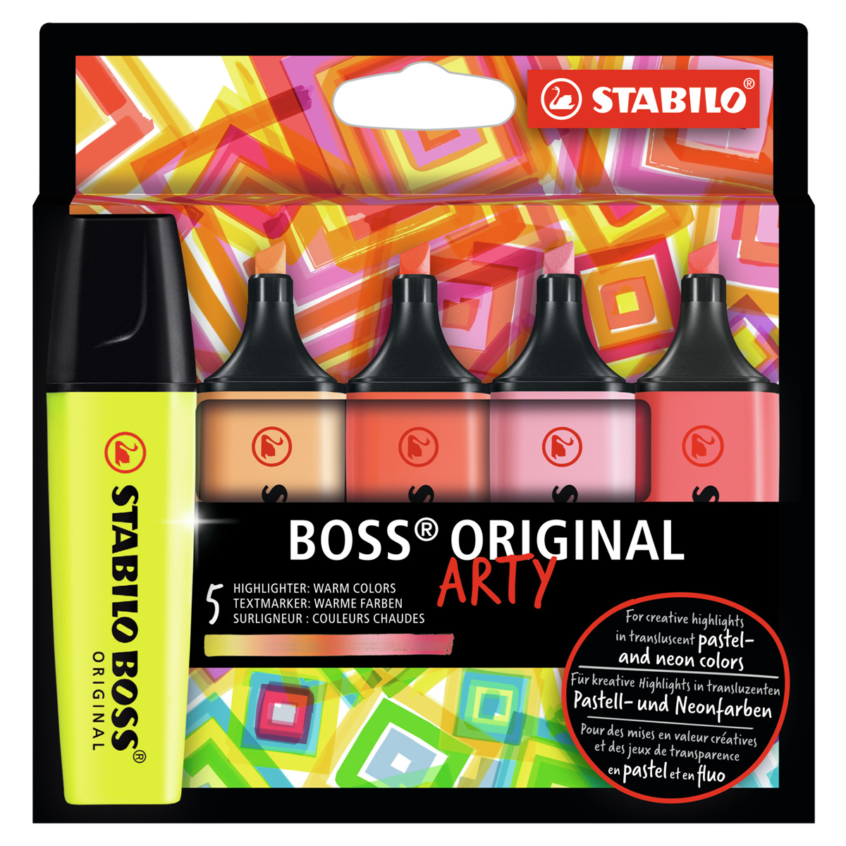 STABILO BOSS ORIGINAL - Pack de 15 surligneurs - couleurs