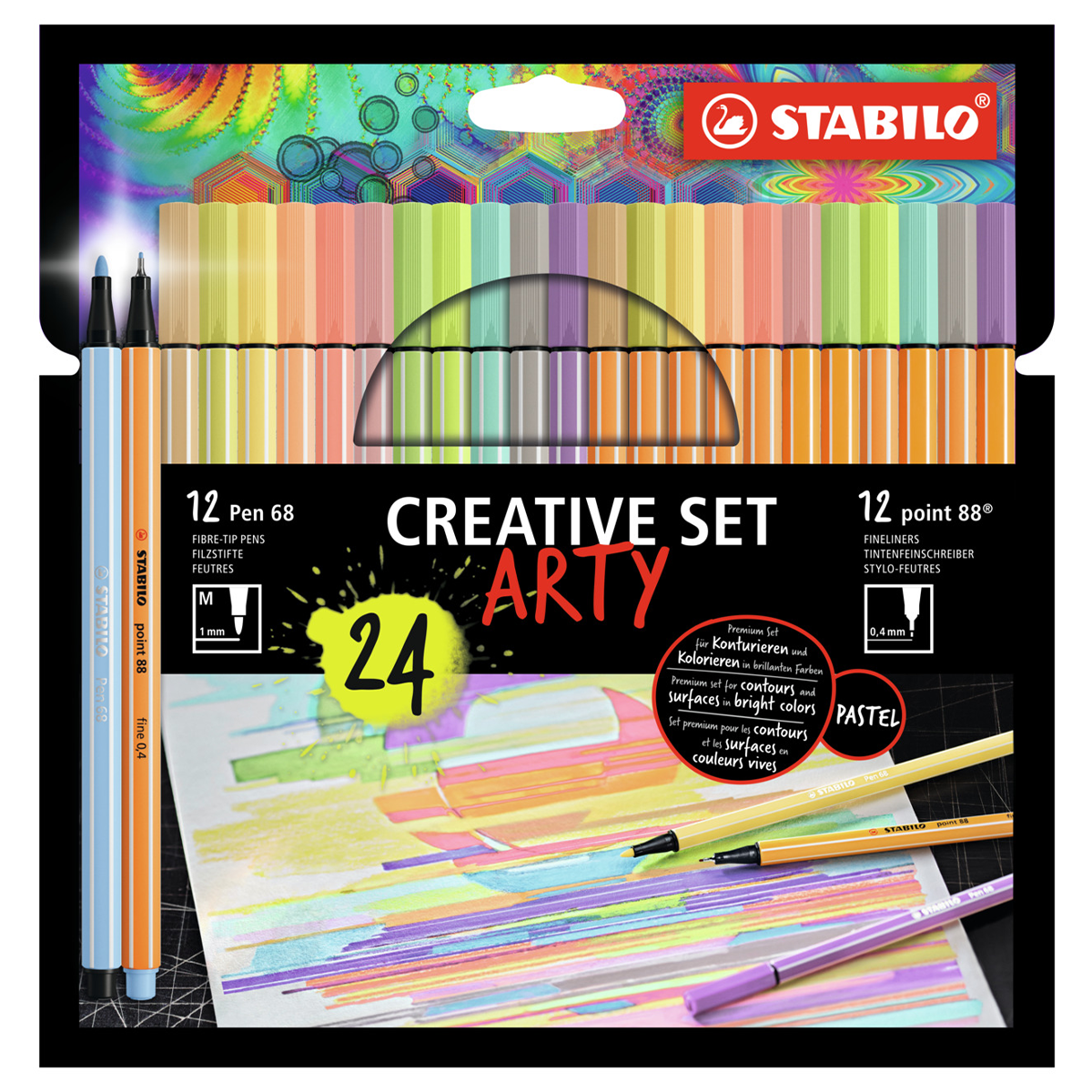 Stabilo Creative Set Arty Lot de 24