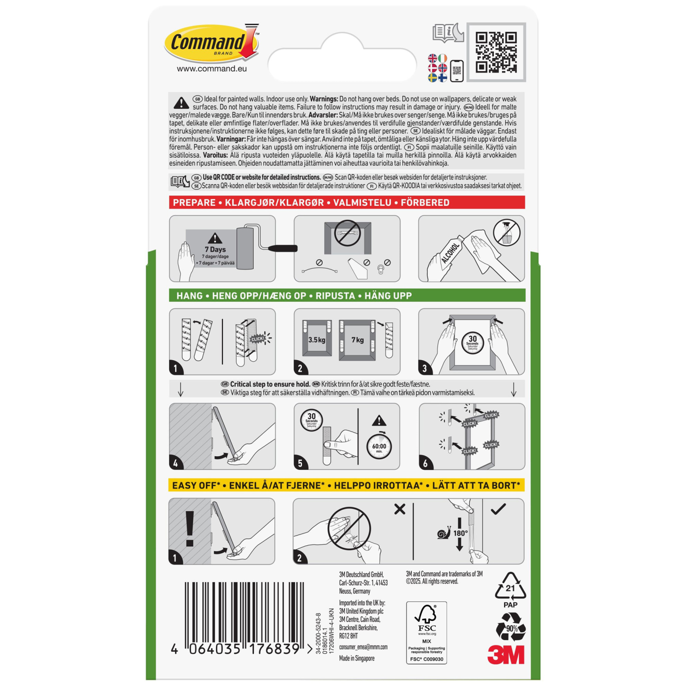 Command Languettes pour tableaux Large