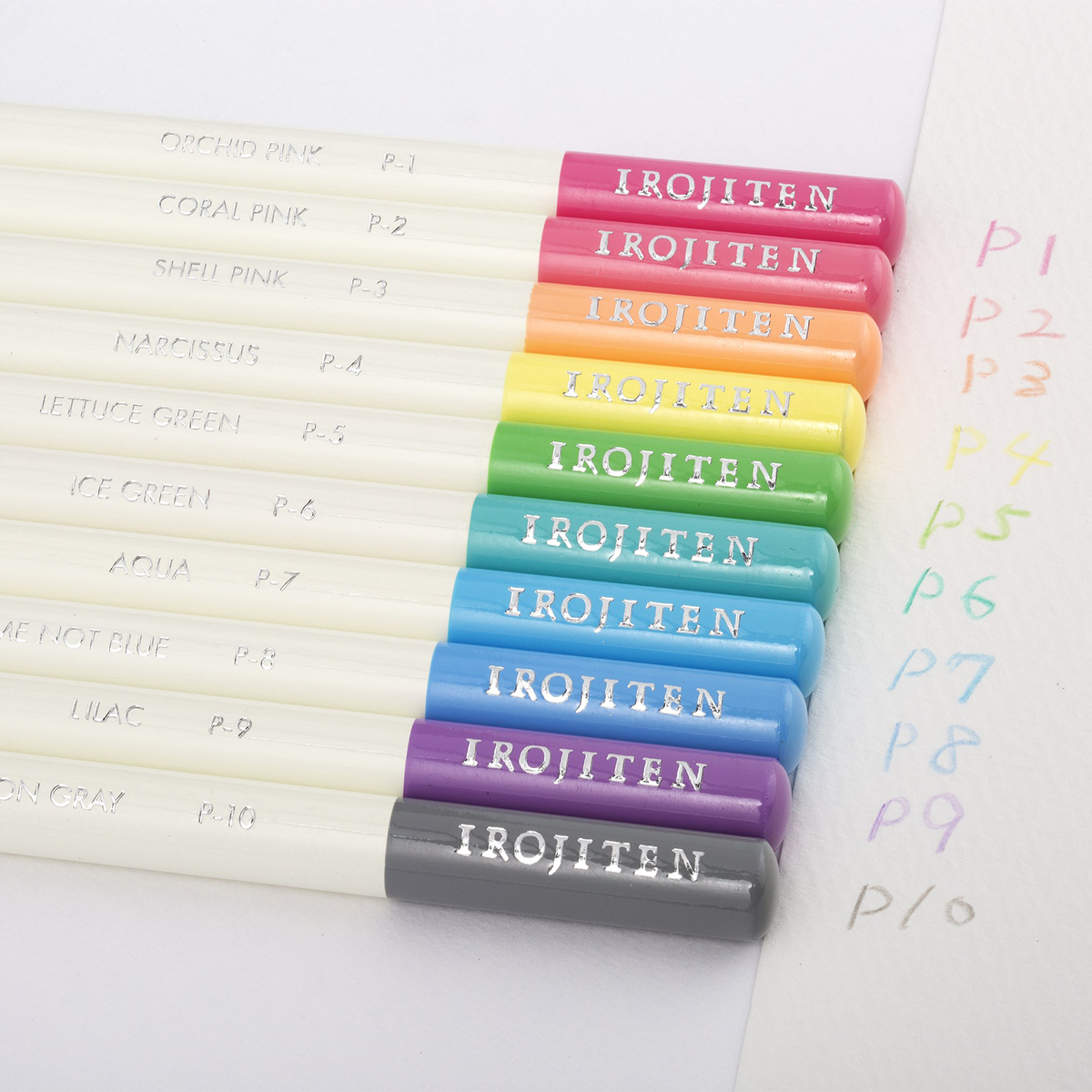 Pencil Irojiten set Rainforest dans le groupe Stylos / Crayons d'artistes / Crayons de couleurs chez Pen Store (128101)