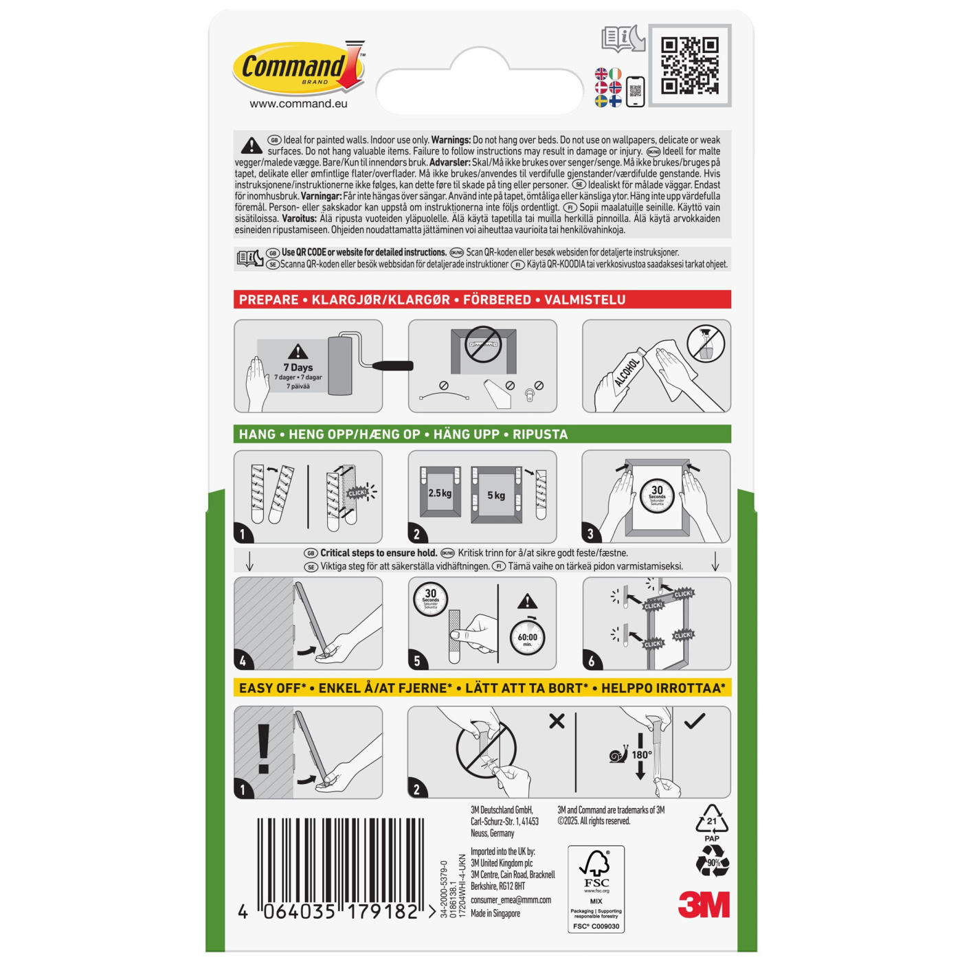 Command Languettes pour tableaux Medium 4 st