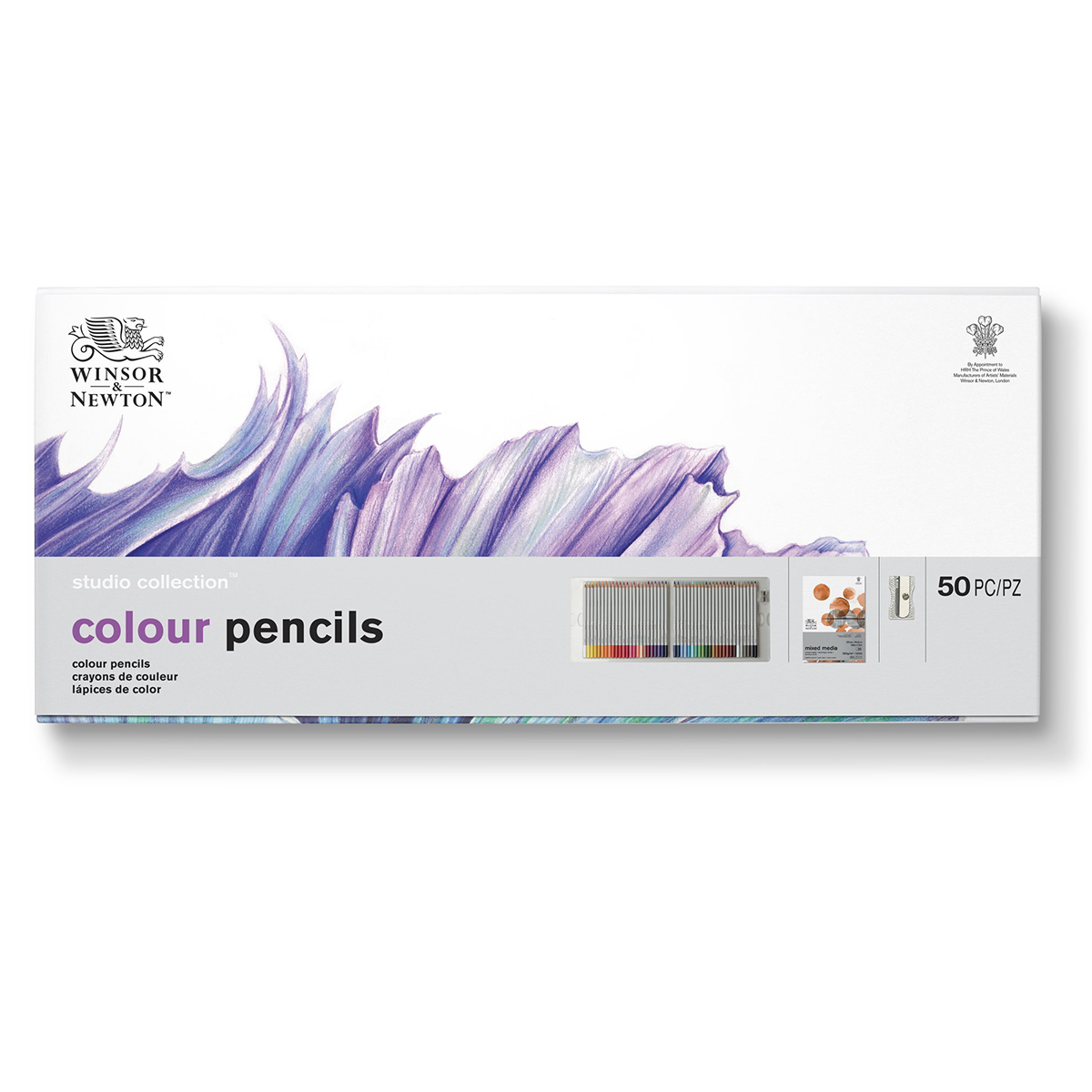 Studio Collection Crayons de couleurs Box Lot de 50 dans le groupe Stylos / Crayons d'artistes / Crayons de couleurs chez Pen Store (128772)