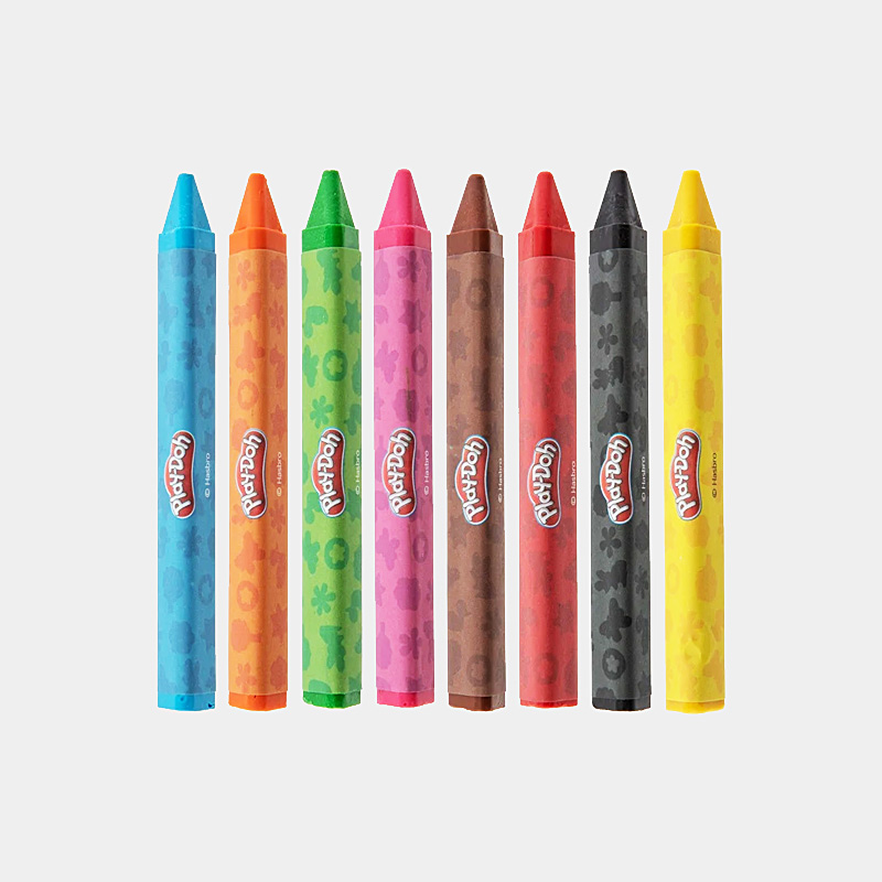 Lot de 8 crayons géants