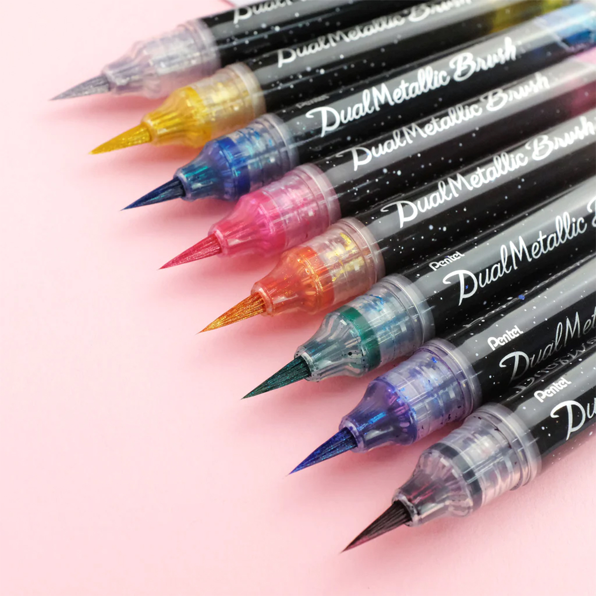 Pastel aquarelle Pentel Aquash / stylo aquarelle / 12 couleurs / Brush Pen  -  France