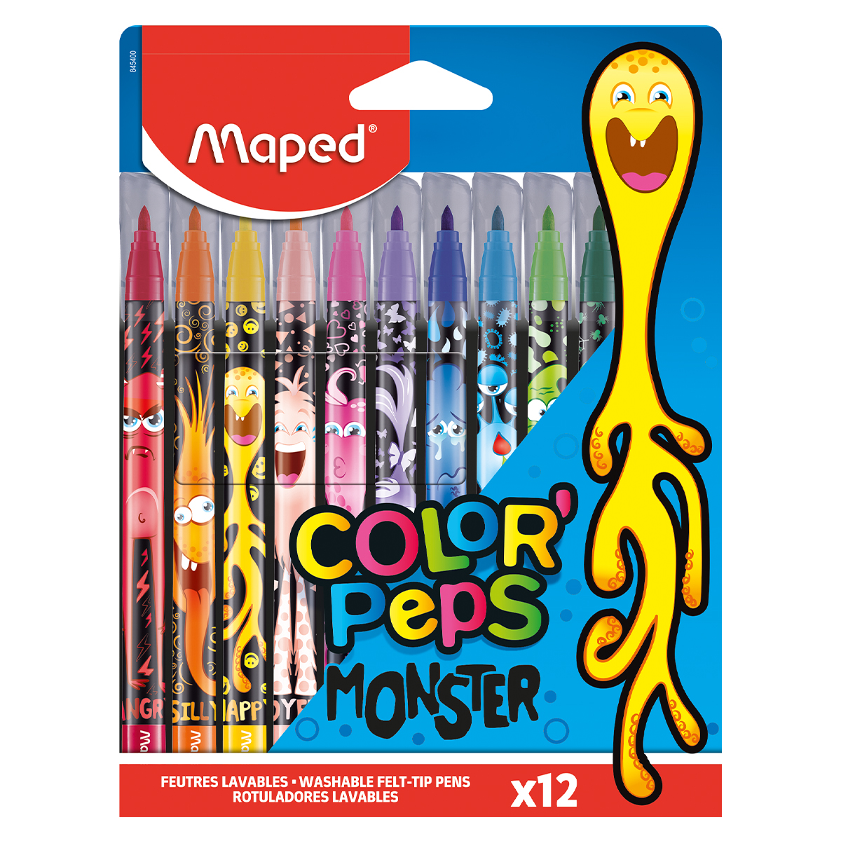 Maped Colorpeps Feutres Monster Lot de 12