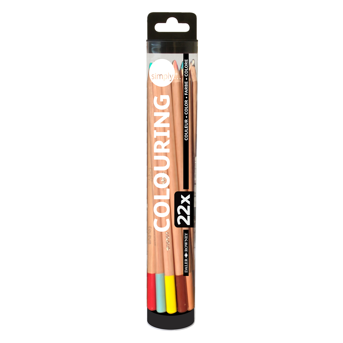 Daler-Rowney Simply Crayons de couleur Ensemble de 20