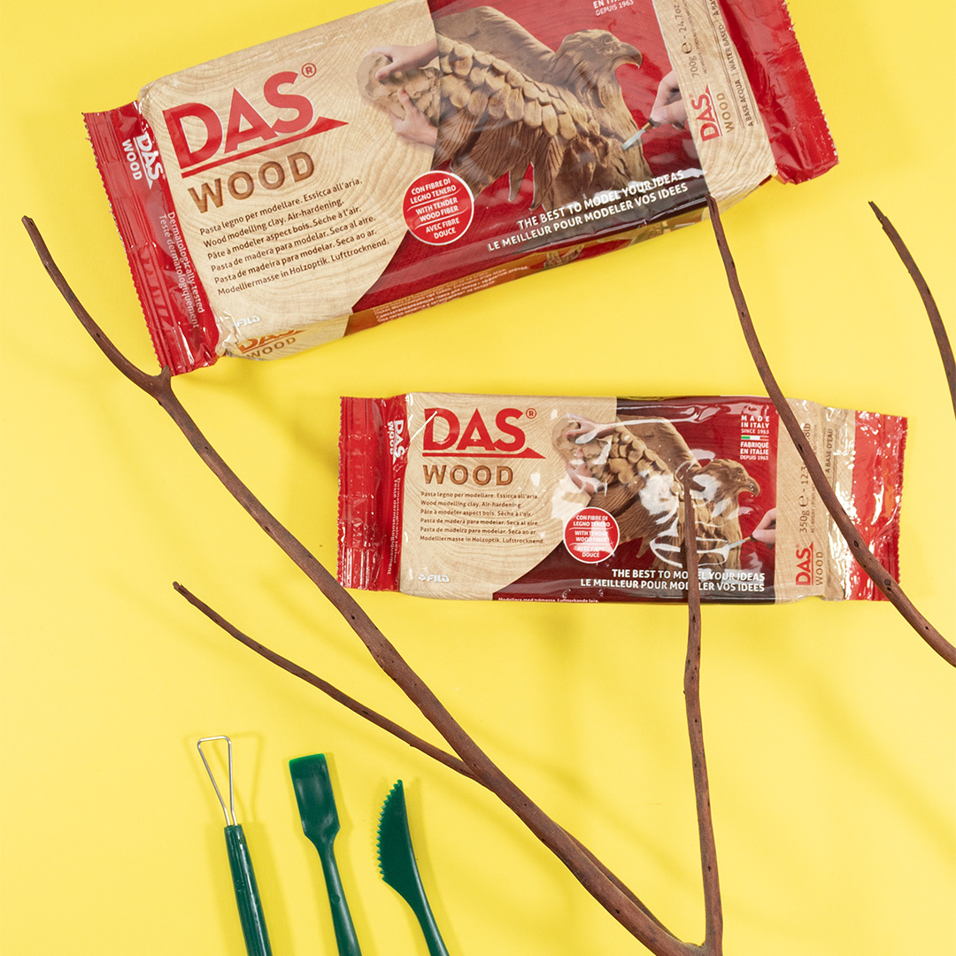 Argile à modeler 350 g Wood