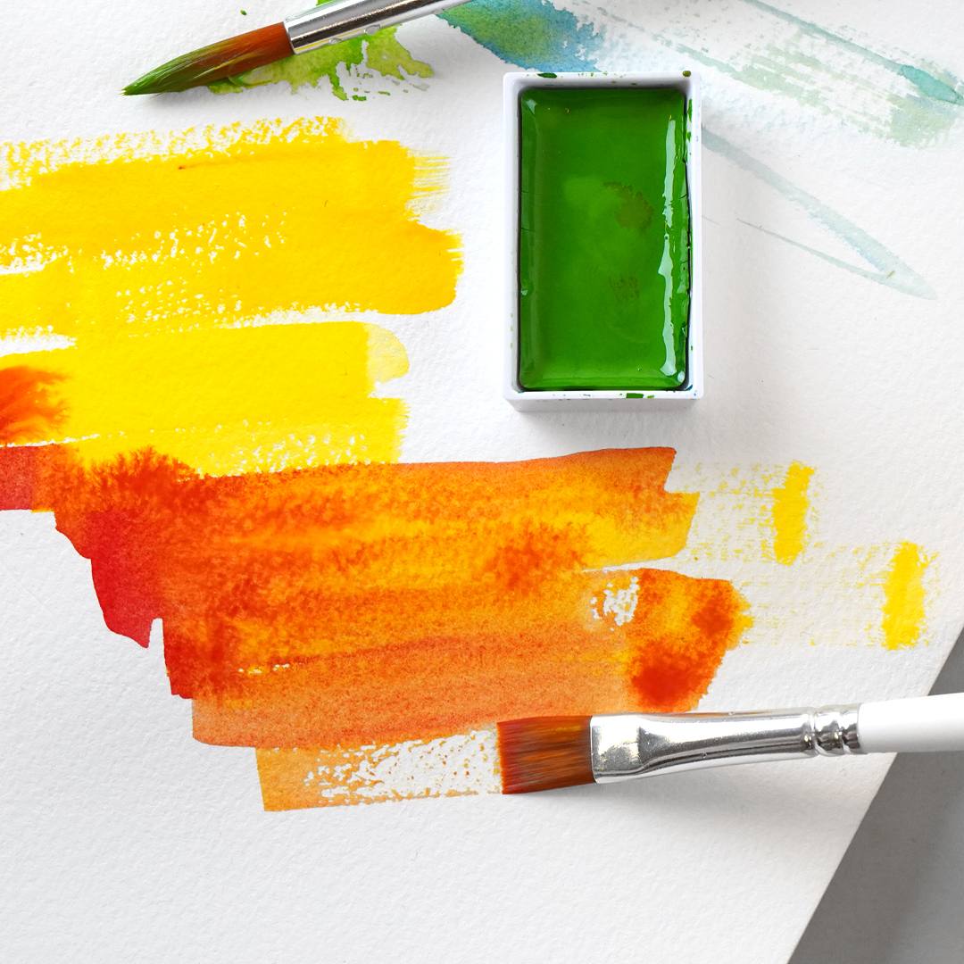 Pinceaux synthétiques Aquarelle/Universel Set de 6