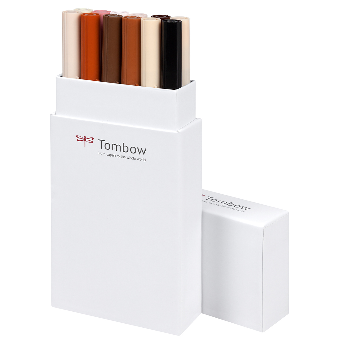  ABT Dual Brush pen  Lot de 12 Portrait