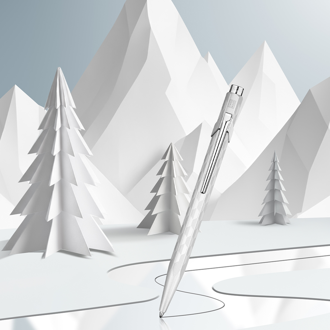 849 Alpine Frost Stylo-bille Blanc